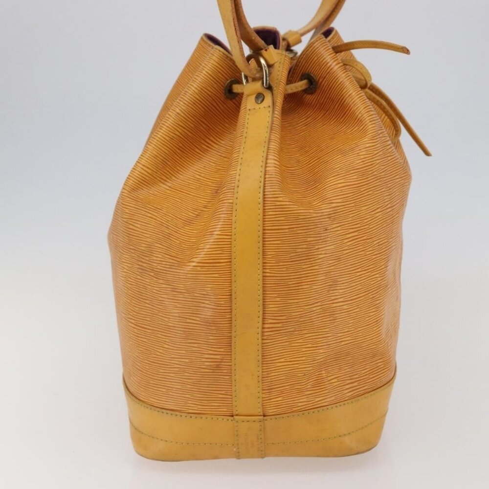 Authentic LOUIS VUITTON Epi Noe Shoulder Bag Tassili Yellow M44009 LV - Picture 10 of 16
